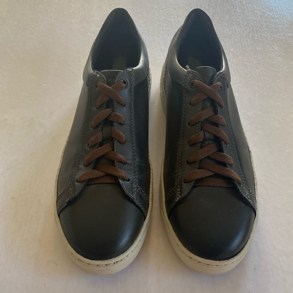 BRUNO MAGLI DIEGO Men’s Dark Brown Leather Sneakers Size 9M